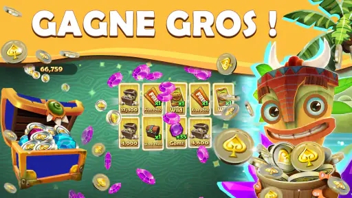 Tiki Solitaire TriPeaks screenshot
