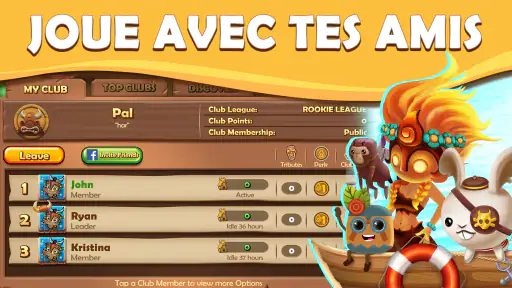 Tiki Solitaire TriPeaks screenshot