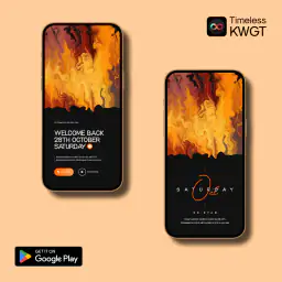 Timeless KWGT screenshot