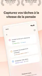 Todoist : to do list et agenda screenshot