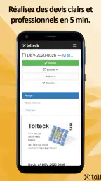 Tolteck : Devis et factures screenshot