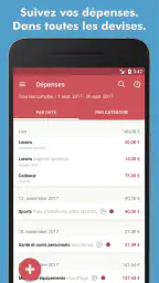 Toshl Finance - budget screenshot