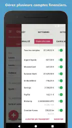 Toshl Finance - budget screenshot
