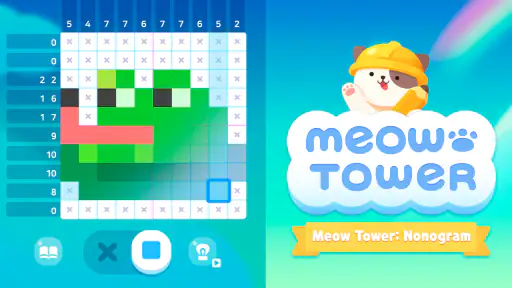 Tour Miaou - Puzzle Nonogramme screenshot