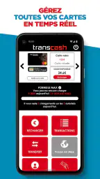 Transcash® Mastercard® screenshot