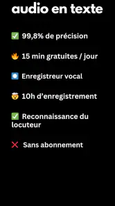 Transcrire audio en texte screenshot