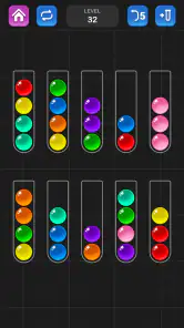 Tri de Balles, Couleurs-puzzle screenshot