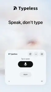 Typeless: AI Voice Keyboard screenshot
