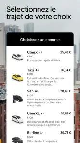 Uber - VTC rapide et facile screenshot