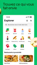 Uber Eats : repas et courses screenshot