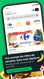 Uber Eats : repas et courses screenshot