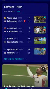 UEFA Champions League football screenshot