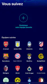 UEFA Champions League football screenshot