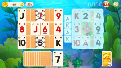Undersea Solitaire Tripeaks screenshot
