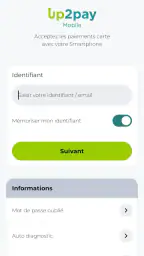 Up2pay Mobile screenshot