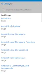 Uptodate Lexidrug screenshot