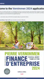 Vernimmen Finance d'Entreprise screenshot