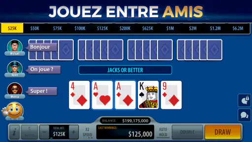Video Poker par Pokerist screenshot