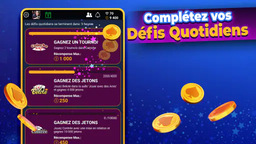 VIP Belote et Coinche En Ligne screenshot