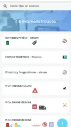 VISKALIACC – Catalogue des exa screenshot
