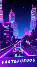 voiture course : jeu musique screenshot