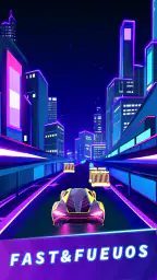 voiture course : jeu musique screenshot