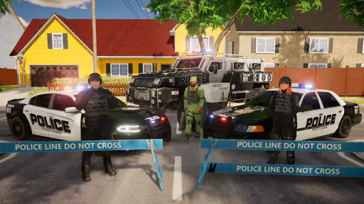Voiture de police & simulation screenshot