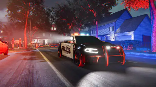 Voiture de police & simulation screenshot