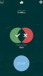 Vrai ou Faux Quiz screenshot