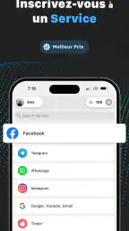 VSim: Numéro Virtuel & SMS screenshot