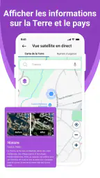 Vue satellite en direct, Terre screenshot