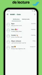 WAMR : messages supprimés screenshot