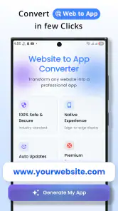Web2App: Web to App Converter screenshot