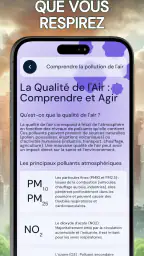 Widget de qualité de l'air screenshot