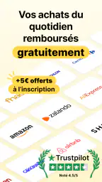 Widilo: Cashback & codes promo screenshot