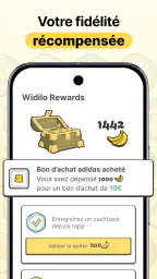 Widilo: Cashback & codes promo screenshot