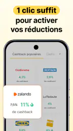 Widilo: Cashback & codes promo screenshot