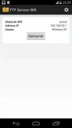 WiFi Pro serveur FTP screenshot