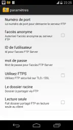 WiFi Pro serveur FTP screenshot
