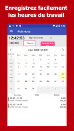 WorkLog: Feuille temps Facture screenshot