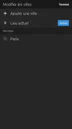 Yahoo Météo screenshot