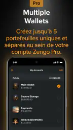 Zengo - Portefeuille Crypto screenshot