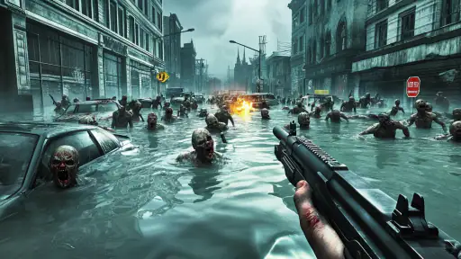 Zombie Fire 3D: Offline Game screenshot