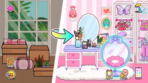 Aha World & Gabby's Dollhouse screenshot