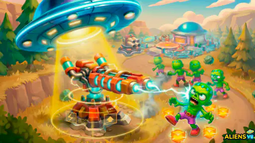 Alieni contro Zombi: Invasione screenshot