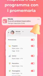 Allattamento e Tracker neonato screenshot