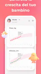 Allattamento e Tracker neonato screenshot