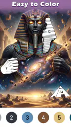 Ancient Color By Number Game screenshot