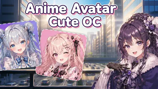 Anime Avatar: Cute OC screenshot