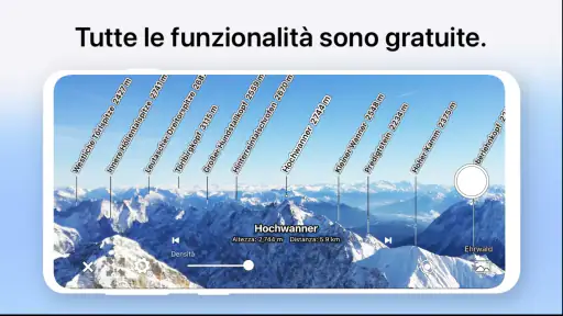 AR Mappa Montagne screenshot